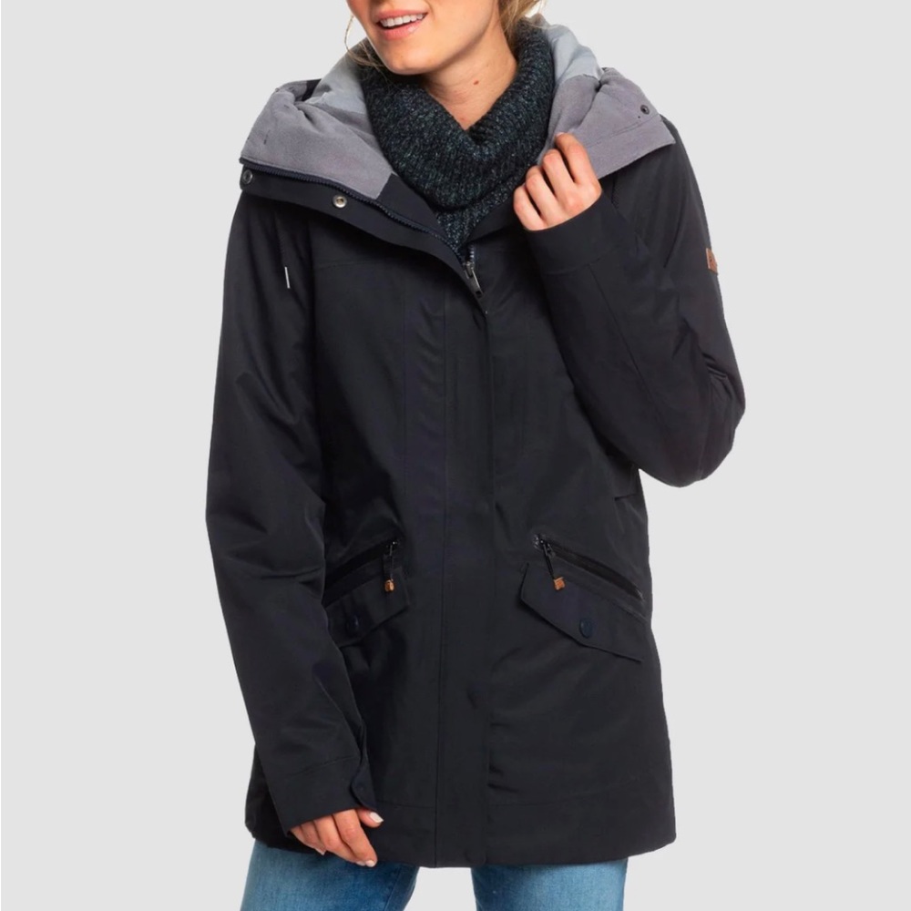 Roxy Stellar Spindye Jacket - True Black